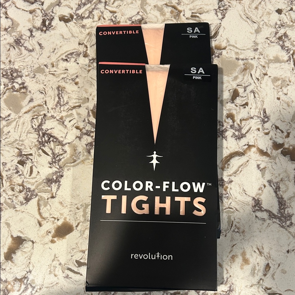 Revolution Color-Flow Convertible Tights in Pink Small Adult x2